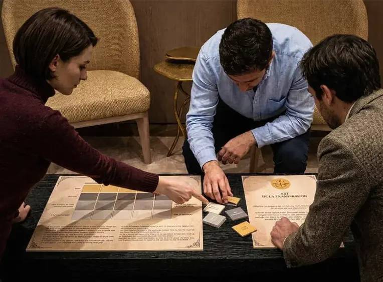 Jeu de piste sur mesure conçu par Les Francs Limiers pour la Maison Ruinart